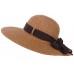  Girls Floppy Straw Hat Wide Large Brim Summer Beach Sun Hat Fashion  eb-13829331